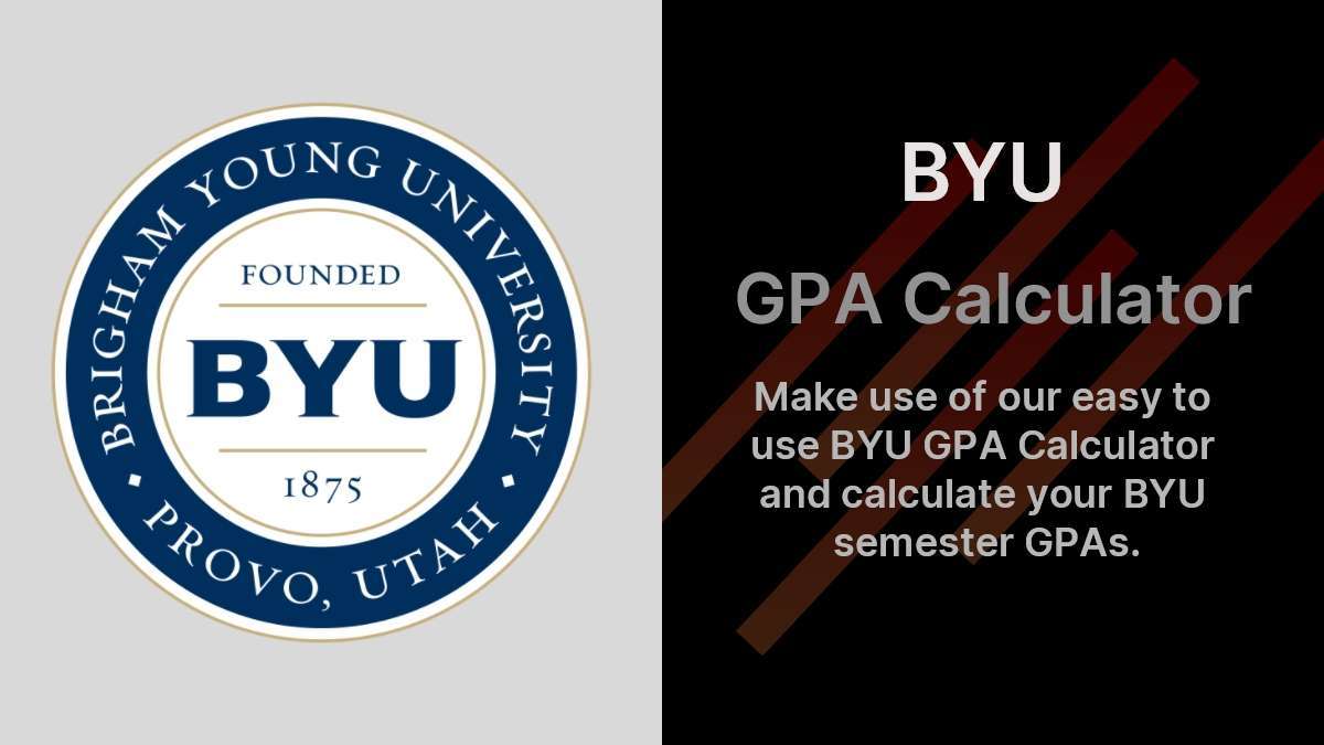 BYU GPA Calculator