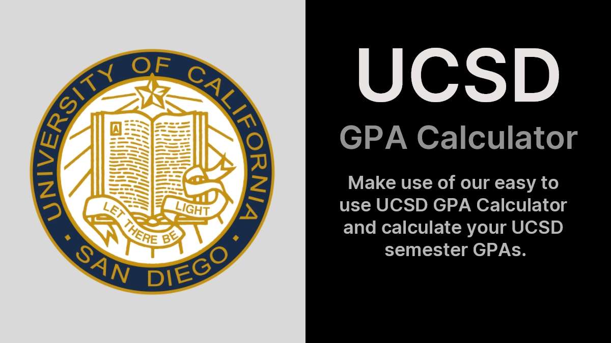 UCSD GPA Calculator