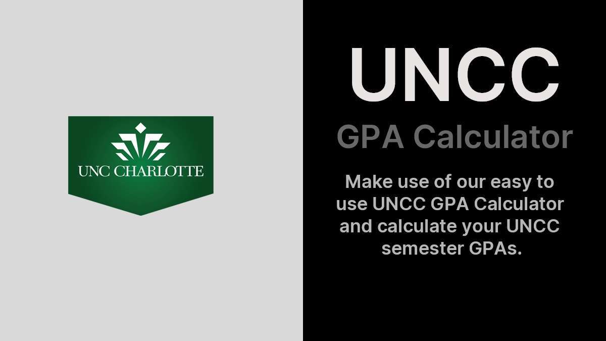 UNCC GPA Calculator