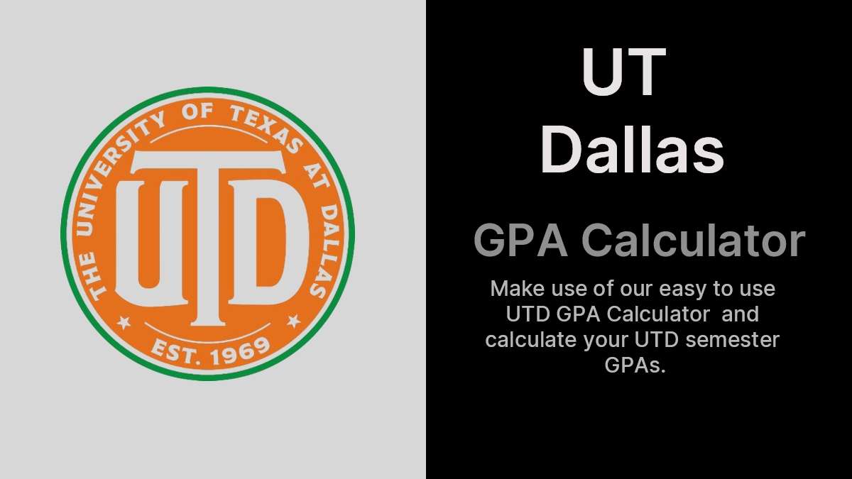 UTD GPA Calculator